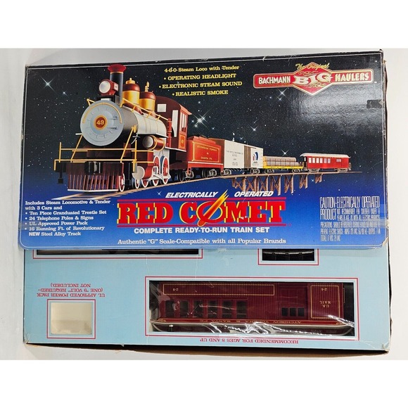 Bachmann Big Hauler Red Comet 90012 Train Set Missing Power Supply